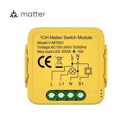 Matter вимикач з пвдтримкою настінних прохідних механічних вимикачів