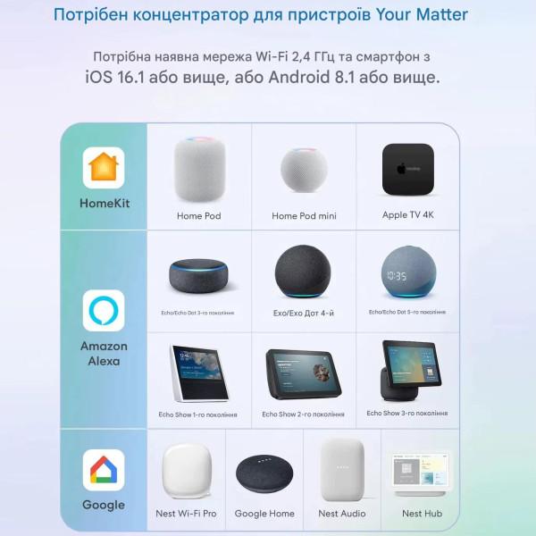 Двухканальный Matter выключатель с поддержкой настенных проходных механических выключателей от Qiachip