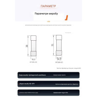 Предохранитель постоянного тока до 1000 Вольт на 15A 16A 20A 25A 30А или 32A для защиты солнечной системы 10x38 мм от CNMGN (Мінгао) Предохранитель постоянного тока до 1000 Вольт на 15A 16A 20A 25A 30А или 32A для защиты солнечной системы 10x38 мм от CNMGN (Мінгао)