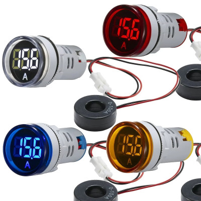 Амперметр індикатор вимірювання напруги  мережі AC 0-100 Ампер 220/230 Вольт на з LED дисплеєм