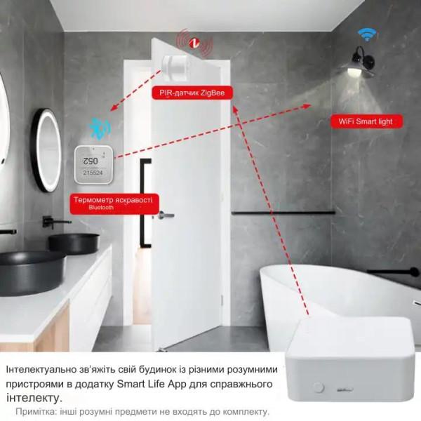 Пристрій домашньої автоматизації міст WIFI Tuya (SmartLife) + Zigbee + Bluetooth до 128-ти пристроїв від SONOFF за 725грн (код товару: ZIGBEETUYA )