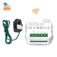 WiFi пристрій рахування енергії, лічильник для до 70 Ампер з релейним виходом до 10 Ампер Ewelink (середовище Sonoff)
