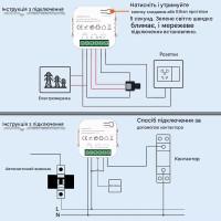 WiFi устройство учета потребляемой энергии, счетчик до 70 Ампер с релейным выходом до 10А для Ewelink (среда Sonoff) от Qiachip