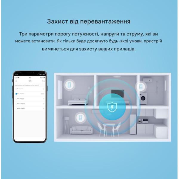 WiFi устройство учета потребляемой энергии, счетчик до 70 Ампер с релейным выходом до 10А для Ewelink (среда Sonoff) от Qiachip