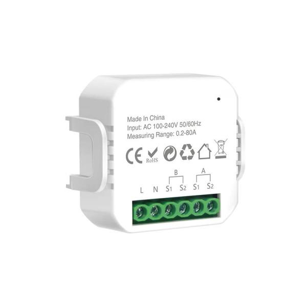 WiFi устройство учета потребляемой энергии, счетчик до 80 Ампер для Tuya (SmartLife) от Qiachip