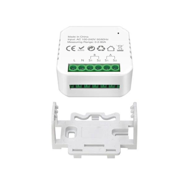 WiFi устройство учета потребляемой энергии, счетчик до 80 Ампер для Tuya (SmartLife) от Qiachip