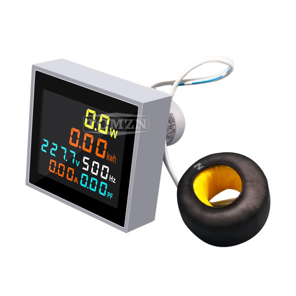 Мультиметр 6-в-1 (100A, 300V) на панель Ø22мм: Ватметр, Вольтметр, Амперметр, Счетчик кВт⋅год от TOMZN Мультиметр 6-в-1 (100A, 300V) на панель Ø22мм: Ватметр, Вольтметр, Амперметр, Счетчик кВт⋅год от TOMZN