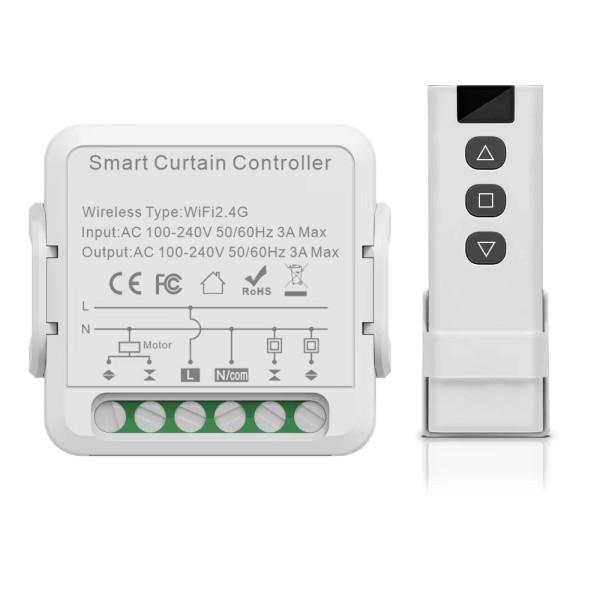 WiFi устройство управления двигателя штор (штор, ролет) с пультом 433МГц для Tuya от Qiachip