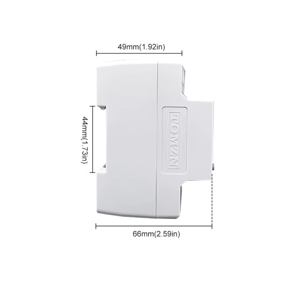 Автоматический переключатель фаз (автоматического выбора фаз) (63A) с функцией подписки, защитой от напряжения и тока (3P+N) от TOMZN