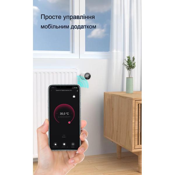 Zigbee Tuya Термостат клапан для радіатору від Qiachip за 1295грн (код товару: TRVZB-TUYA )