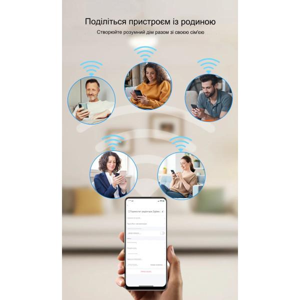 Zigbee Tuya Термостат клапан для радіатору від Qiachip за 1295грн (код товару: TRVZB-TUYA )