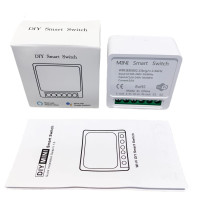 TUYA MINI прохідний WiFi контролер для 2-х вимикачів Розумного Дому c таймером ANDROID, iOS