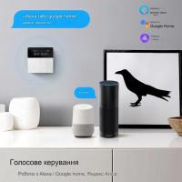 Настінний WiFi термостат на 220 вольт з LCD дисплеєм і кнопочною панеллю з підсвічуванням та зовнішнім датчиком температури на 3 метри для Tuya або SmartLife від Qiachip за 1195грн (код товару: TUYATERMO )