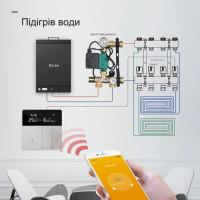 Настінний WiFi термостат на 220 вольт з LCD дисплеєм і кнопочною панеллю з підсвічуванням та зовнішнім датчиком температури на 3 метри для Tuya або SmartLife від Qiachip за 1195грн (код товару: TUYATERMO )