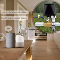 Вентильный электроклапан (электропривод) шарового крана газа, воды из WI-FI и RF433 с пультом приложение Tuya или Smart Life от CHINA Вентильный электроклапан (электропривод) шарового крана газа, воды из WI-FI и RF433 с пультом приложение Tuya или Smart Life от CHINA