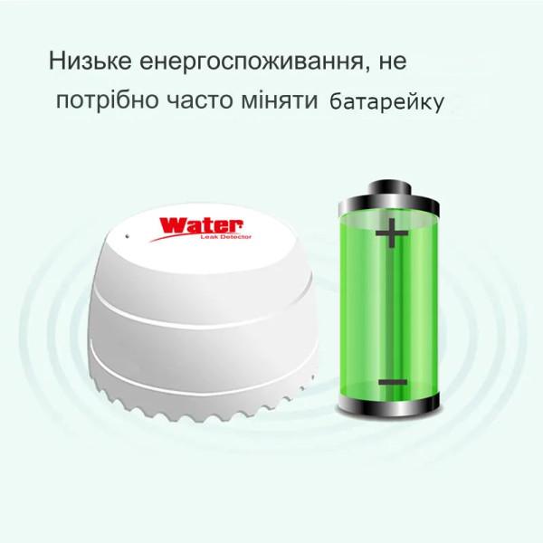 Zigbee датчик детектор витоку води з підтримкою мобільного додатку від EARYKONG за 525грн (код товару: ZBWATER )