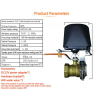 Вентильний електроклапан (електропривод) кульового крана газу, води з WI-FI додаток Tuya або Smart Life від CHINA за 1095грн (код товару: WIFIVALVE2 )