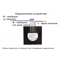 Настенный дистанционный сенсорный выключатель Minitiger от 1-й до 3-х кнопок c подсветкой золото на 220 Вольт 433 МГц от MINITIGER