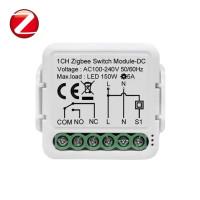 Zigbee выключатель с сухим переключающим контактом реле приложение TUYA (Smartlife) от Qiachip
