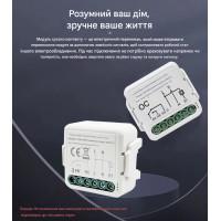 Zigbee выключатель с сухим переключающим контактом реле приложение TUYA (Smartlife) от Qiachip