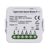 Zigbee устройство открытия/закрытия и мониторинга состояния двери, ролет приложением TUYA (Smart Life) от WOOLLEY