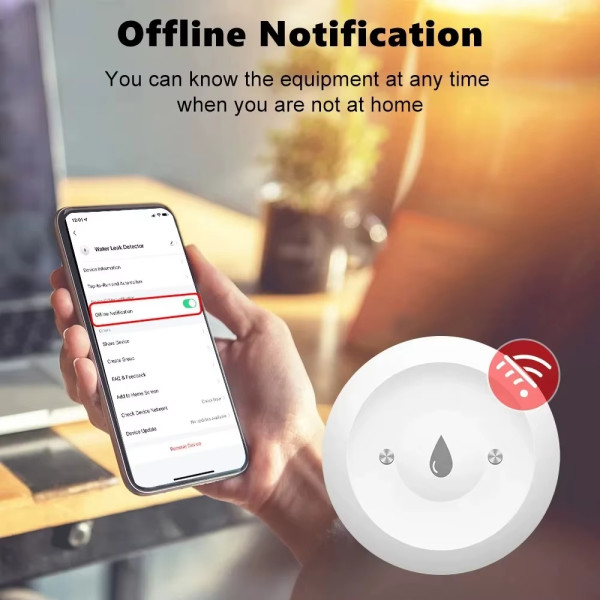 Беспроводной Zigbee датчик утечки воды от EARYKONG