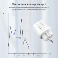 Розумна Zigbee розетка 220/230 Вольт на 16 Aмпер з вимірюванням потужньості (лічильник) від Qiachip за 395грн (код товару: Z16P )