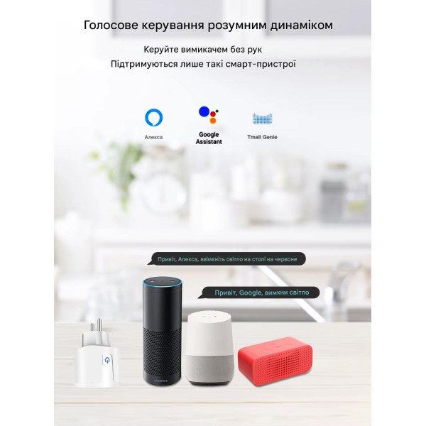 Умная Zigbee розетка 220/230 Вольт на 16 Aмпер с измерением мощности (счетчик) от Qiachip