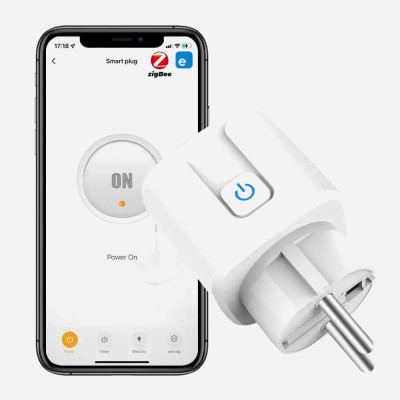 Zigbee розетка 220/230 Вольт на 20 Aмпер з вимірюванням потужньості (Ewelink)