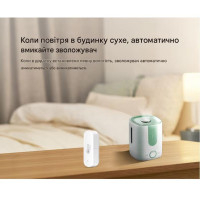 Zigbee датчик температуры и влажности нс батарейками Tuya (Smart Life) от Qiachip