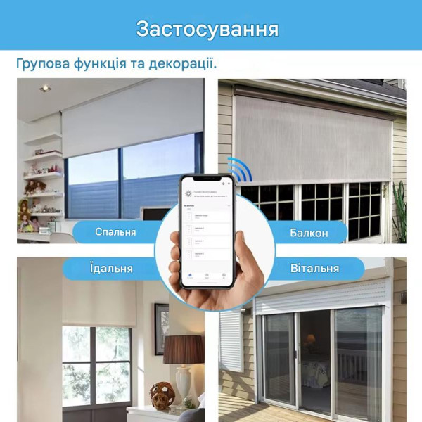 Zigbee устройство управления двигателя штор (штор, ролет) для Tuya от Qiachip