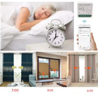 Zigbee устройство управления двигателя штор (штор, ролет) для Tuya от Qiachip
