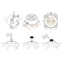 Беспроводной ультразвуковой Zegbee датчик уровня воды в баке с функцией определения уровня жидкости для Tuya (SmartLife) от EACHEN